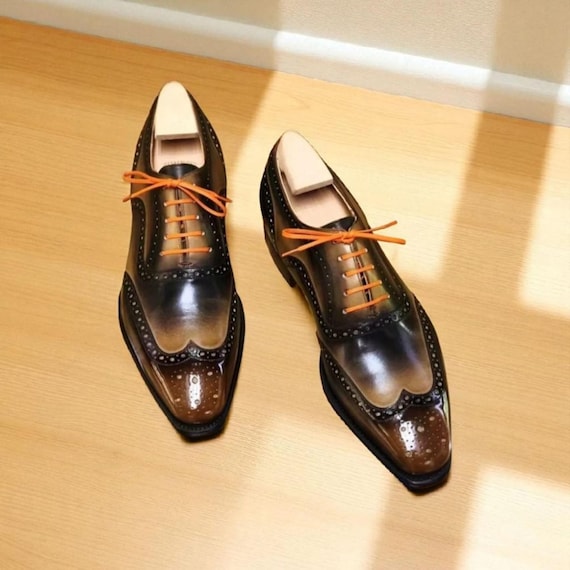 Classic Two-Tone Leather Oxfords Amazon.com | Men main image 4