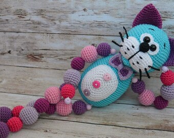 Crochet Cat Kid Toy