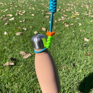 Paracord Flaschenhalter: Verstellbarer Gurt, nicht kletternder Karabiner