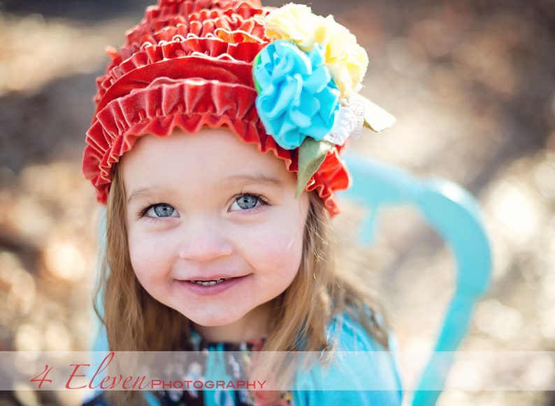 Downloadable Sewing Pattern, PDF Sewing Pattern the AZALEA CLOCHE Hat Girl's Sizes Newborn to Adult image 5