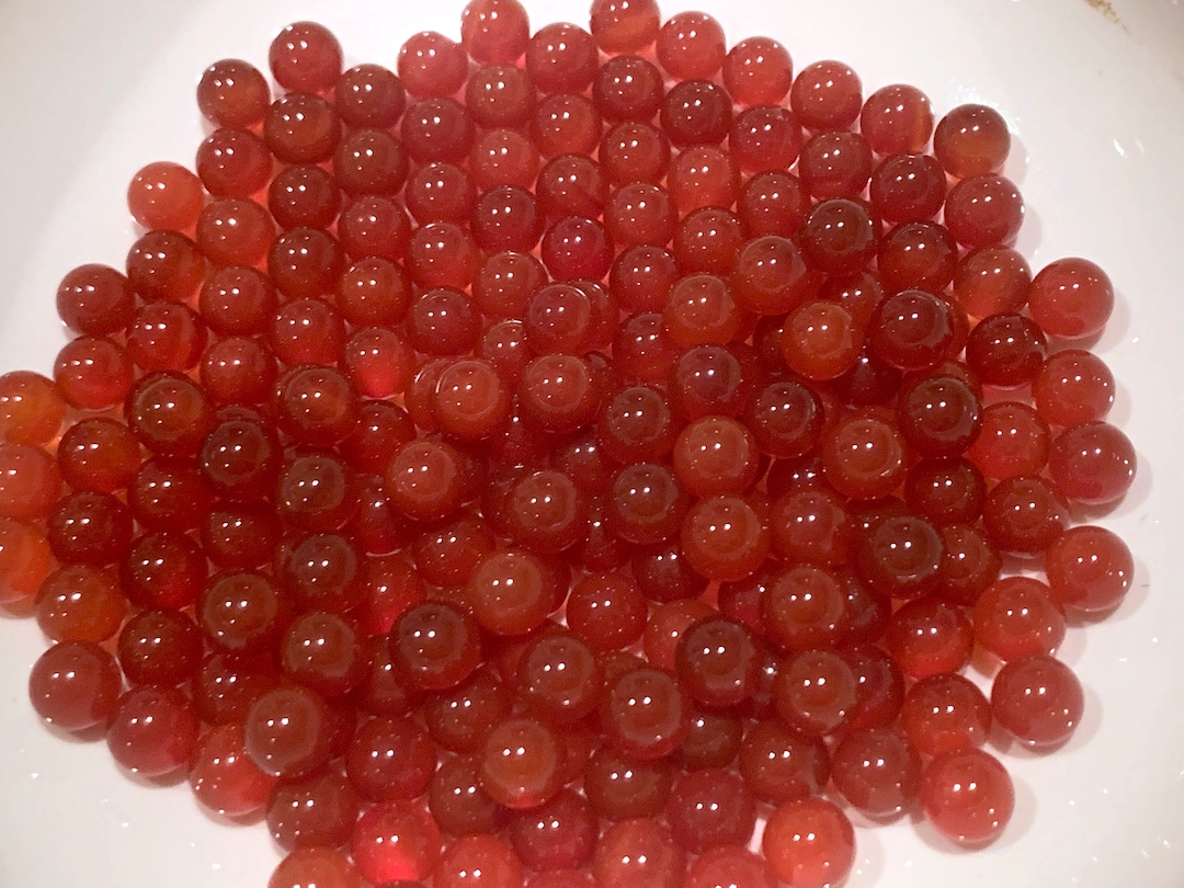 Bulk Lot 25 Pcs, 6mm Carnelian Crystals, Bulk Crystals, Gemstone