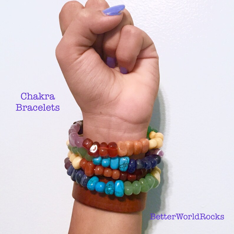 wChakra Card Pride Bracelet We Use GENUINE STONES Yoga Jewelry Chakra Jewelry GENUINE Healing Stones 7 Chakra Bracelet Chakra Gift