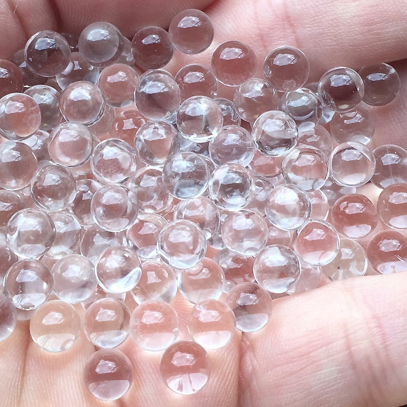 Bulk 25 6 mm CLEAR Quartz Spheres Healing Crystals Chakra Etsy
