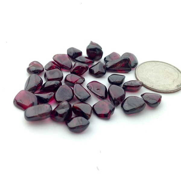 10g Tumbled Polished Garnet, UNDRILLED Garnet, Small Garnet Chips, Gem Bottle, Fairy Gardens, Raw Garnet, Wholesale Gemstones