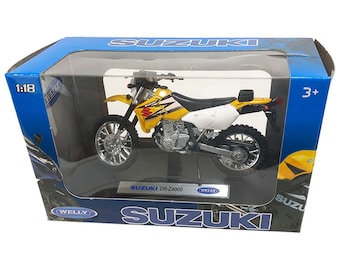 Welly Suzuki DR-Z400S Modellmotorrad - Maßstab 1:18 - ca. 14 cm