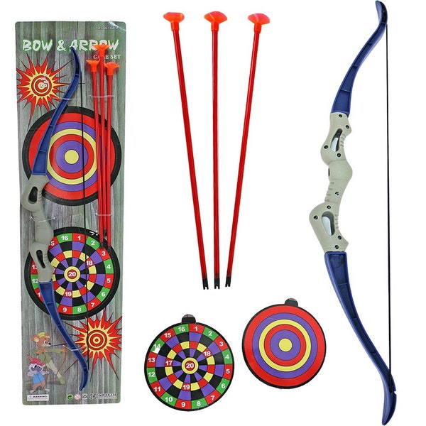 Pfeil und Bogen Set "Bow & Arrow" auf Karte