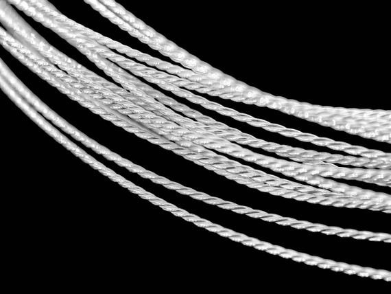 KX-007 Thai karen hill tribe handmade silver 5ft. triple twist wire 20ga.