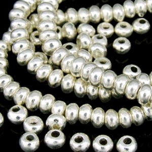 KK-036 Thai Karen hill tribe silber 20 mini Spacer Perlen