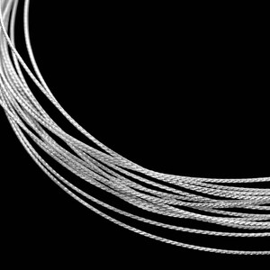 KX-007 Thai karen hill tribe handmade silver 5ft. triple twist wire 20ga. image 3