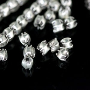 KI-053 Thai Karen hill tribe silber 40 farbige Spacer Perlen