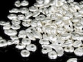 KJ-006 Thai karen hill tribe silver 20 small free form bead product logo