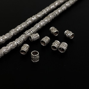 KK-001 Thai karen hill tribe Silber 20 kleine Perle