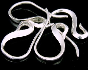 KA-116 Thai karen hill tribe handmade silver 10 earring wire hook