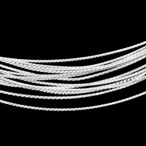 KX-007 Thai karen hill tribe handmade silver 5ft. triple twist wire 20ga. image 2
