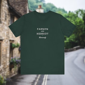 Farnon and Herriot Darrowby Shirt, All Creatures Great and Small Gift, James Herriot, Skeldale House, Mrs Hall, Darrowby 2297, British Gift