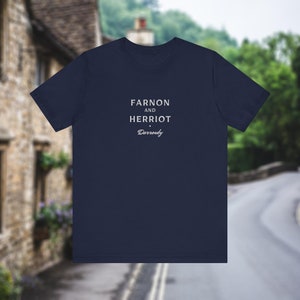 Farnon and Herriot Darrowby Shirt, All Creatures Great and Small Gift, James Herriot, Skeldale House, Mrs Hall, Darrowby 2297, British Gift