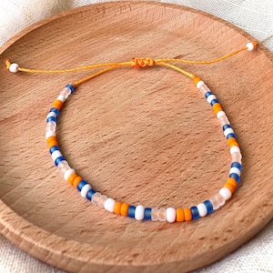 Perlenarmband, Perlenarmband, Surf-Schmuck, Boho-Armband, Boho-Armband, wasserdichtes Armband, verstellbares Armband