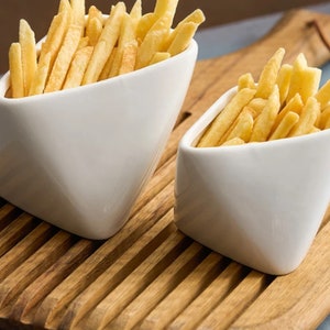 Handmade Ceramic French Fry Bowl - Potato Chip Bowl - Sauce Bowl - Snack Bowl