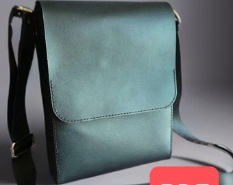 Leather Messenger Bag PDF Pattern | Woman, Man Messenger Bag | A4 + LetterUS | Shoulder Messenger Bag | Bag Pattern Pdf |With Video Tutorial