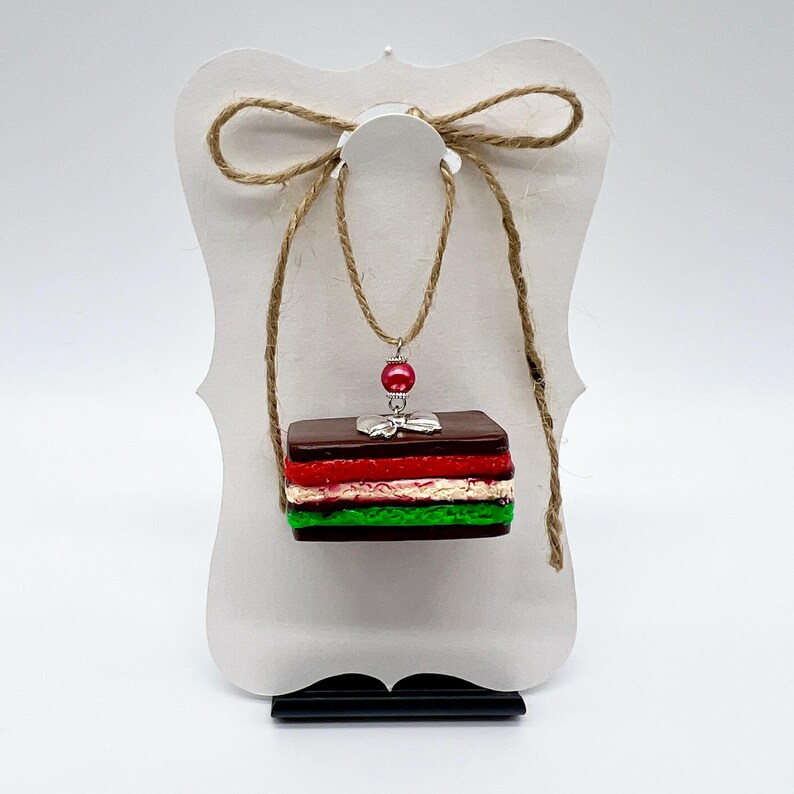 Italiensk regnbågskakdekoration | Handgjord kakdekor med 7 lager | Italiensk dessertpresent, köksdekor bild 15