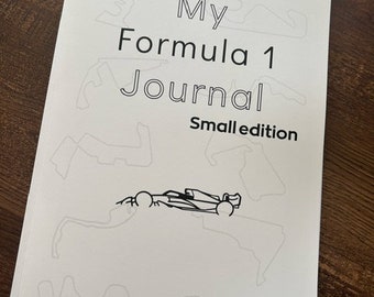 My Formula 1 Journal Small Edition