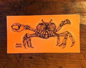 Crab decal