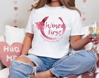 Funny Mom Life PNG: Wine First, Feelings Later (Digital Download)