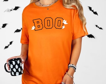 Boo Ghost PNG | Cute Halloween Sublimation Design (Digital Download)
