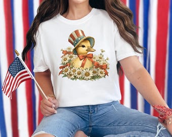 Patriotic Duck PNG – Digital Download