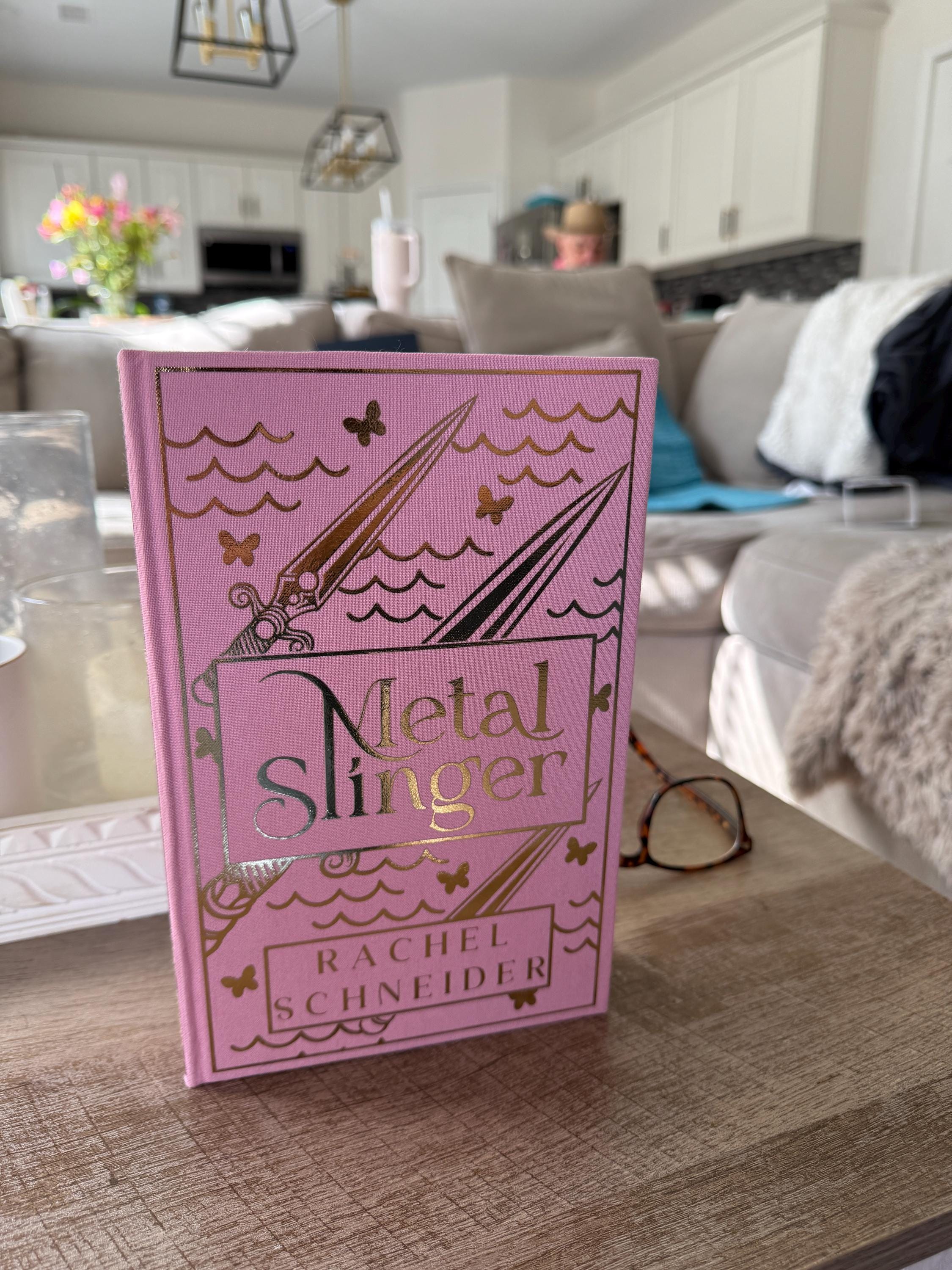 Metal Slinger | Special Edition, Handmade, Foil Cover, Rachel Schneider , Custom Rebind, Dame Binding