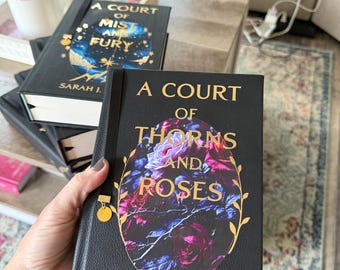 ACOTAR Series | Special Edition, Handmade, Foil Cover, Sarah J. Maas, Custom Rebind, Dame Binding