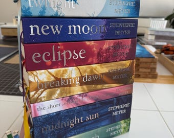 The Twilight Saga | Special Edition, Handmade, Foil Cover, Stephenie Meyer, Custom Rebind, Dame Binding