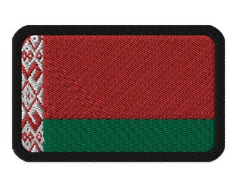 Belarus Flag Embroidered Patch