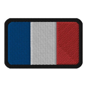 France Flag Embroidered Patch