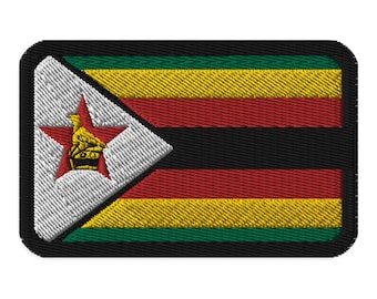 Zimbabwe Flag Embroidered Patch
