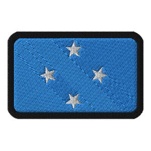 Micronesia Flag Embroidered Patch