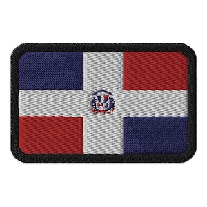 Dominican Republic Flag Embroidered Patch
