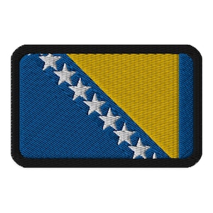 Bosnia and Herzegovina Flag Embroidered Patch