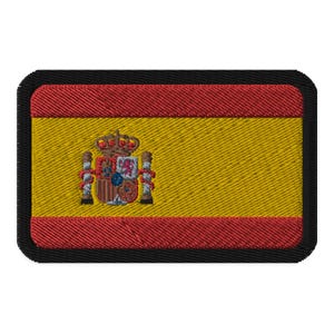 Spain Flag Embroidered Patch