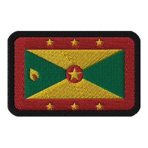 Grenada Flag Embroidered Patch