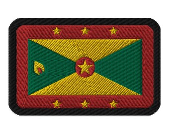 Grenada Flag Embroidered Patch