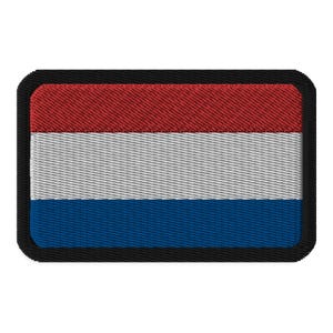 Netherlands Flag Embroidered Patch