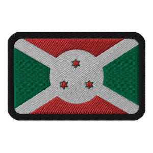 Burundi Flag Embroidered Patch