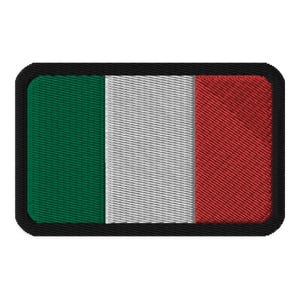 Italy Flag Embroidered Patch