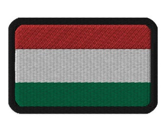 Patch drapeau de la Hongrie brodé