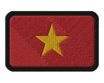 1PC bandiera cinese Cina toppe bracciale toppa ricamata gancio e anello o ferro su distintivo ricamato striscia milare  15