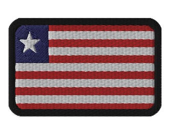 Liberia Flag Embroidered Patch
