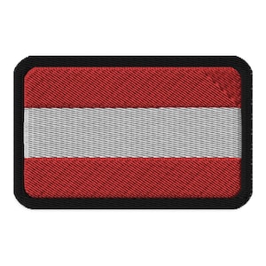 Austria Flag Embroidered Patch