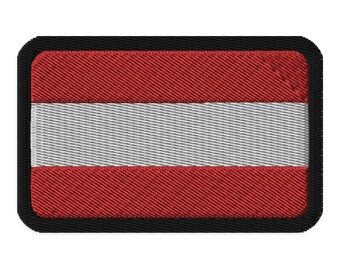 Austria Flag Embroidered Patch