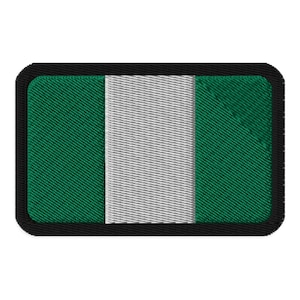 Nigeria Flagge gestickter Aufnäher